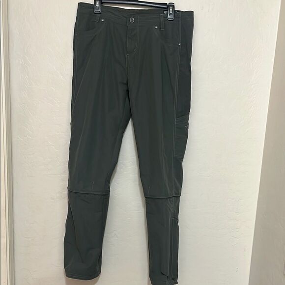 Kuhl Green Convertible Gorpcore Outdoor Pants Hiking Casual - Picture 1 of 15